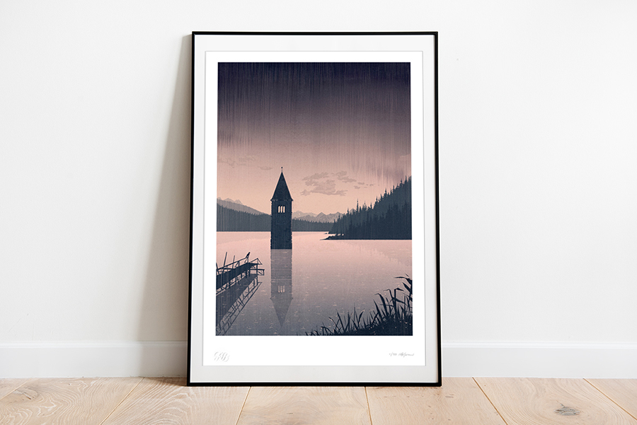 Il campanile del lago di Resia / The submerged ancient village of Curon in Trentino Alto Adige (Südtirol) - Image 2